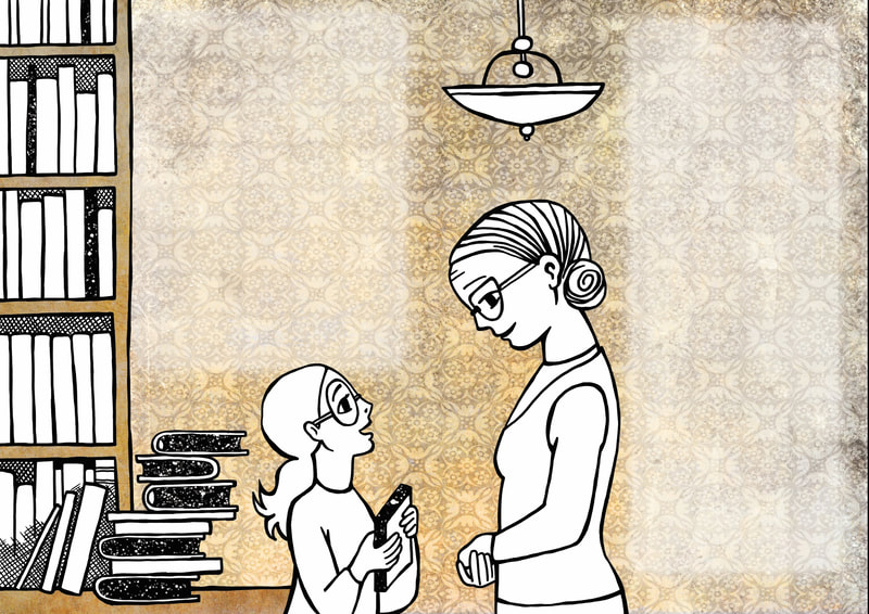 Ilustrație digitală pentru o poveste pentru copii, ilustrator Emilia Furduiu, Emilitopia Design