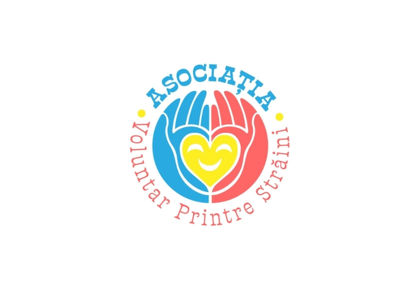 logo Asociatia Voluntar Printre Straini creat de Emilitopia Design