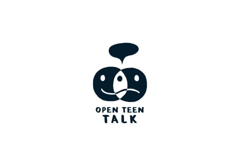 logo Open Teen Talk creat de Emilitopia Design